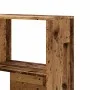 Estantería de esquina 4 niveles madera envejecida 85x85x140 cm by , Bookcases and shelves - Ref: Foro24-3307817, Price: 170,1...