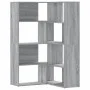 Estantería de esquina 4 niveles madera gris Sonoma 85x85x140 cm de , Librerías y estanterías - Ref: Foro24-3307815, Precio: 1...