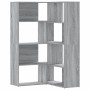 Estantería de esquina 4 niveles madera gris Sonoma 85x85x140 cm von , Bücherregale und Regale - Ref: Foro24-3307815, Preis: 1...
