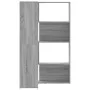 Estantería de esquina 4 niveles madera gris Sonoma 85x85x140 cm de , Librerías y estanterías - Ref: Foro24-3307815, Precio: 1...