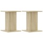 Soportes para plantas 2 uds madera roble Sonoma 30x30x40 cm von , Topfständer - Ref: Foro24-3307848, Preis: 43,29 €, Rabatt: %