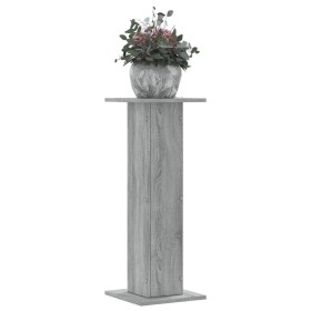 Soportes de plantas 2 uds madera gris Sonoma 30x30x80 cm by , Pot stands - Ref: Foro24-3307869, Price: 61,66 €, Discount: %