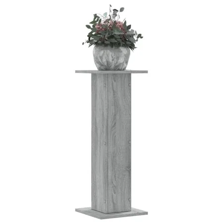 Soportes de plantas 2 uds madera gris Sonoma 30x30x80 cm by , Pot stands - Ref: Foro24-3307869, Price: 60,37 €, Discount: %