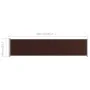 Toldo lateral retráctil para patio marrón 140x600 cm by vidaXL, Umbrellas - Ref: Foro24-313374, Price: 87,20 €, Discount: %