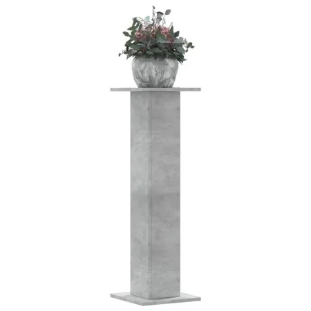 Soportes para plantas 2 uds madera gris hormigón 30x30x95 cm de , Soportes para macetas - Ref: Foro24-3307876, Precio: 68,17 ...