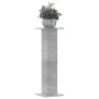 Soportes para plantas 2 uds madera gris hormigón 30x30x95 cm de , Soportes para macetas - Ref: Foro24-3307876, Precio: 68,17 ...