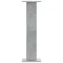 Soportes para plantas 2 uds madera gris hormigón 30x30x95 cm de , Soportes para macetas - Ref: Foro24-3307876, Precio: 68,17 ...