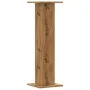 Soportes para plantas 2 uds madera roble artisian 30x30x95 cm de , Soportes para macetas - Ref: Foro24-3307881, Precio: 79,10...