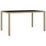 Gartentisch und Stühle 5-teilig mit Kissen aus synthetischem Rattan in Beige. von , Gartensets - Ref: Foro24-3277098, Preis: ...