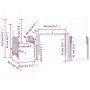 Gartentisch und Stühle 3-teilig und Kissen aus schwarzem Kunststoff-Rattan von , Gartensets - Ref: Foro24-3277135, Preis: 371...