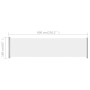Einziehbare Seitenmarkise für cremefarbene Terrasse 600x160 cm von vidaXL, Sonnenschirme - Ref: Foro24-313376, Preis: 98,22 €...