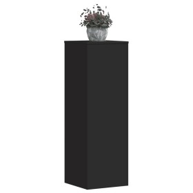 Pflanzenständer 2 Stück aus schwarzer Ingenieurholz 33x33x100 cm von , Topfständer - Ref: Foro24-3307883, Preis: 126,25 €, Ra...