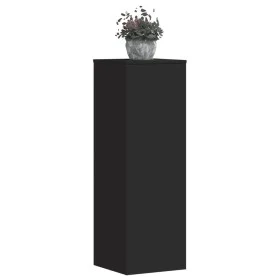 Plant stands 2 units engineered wood black 33x33x100 cm by , Pot stands - Ref: Foro24-3307883, Price: 134,12 €, Discount: %