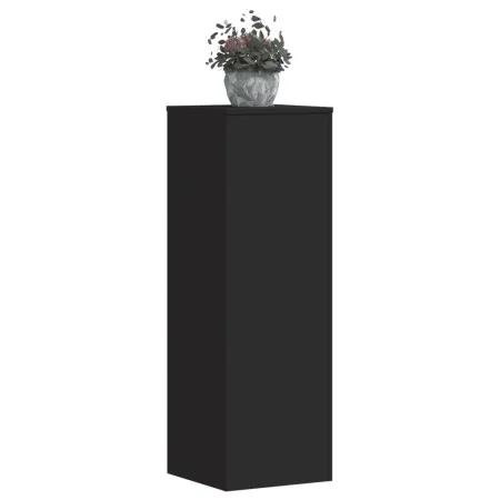 Pflanzenständer 2 Stück aus schwarzer Ingenieurholz 33x33x100 cm von , Topfständer - Ref: Foro24-3307883, Preis: 134,12 €, Ra...