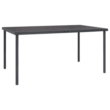 Garden dining table in anthracite grey steel, 150x90x74 cm. by vidaXL, Garden tables - Ref: Foro24-313087, Price: 199,63 €, D...