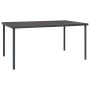 Anthrazitgrauer Garten-Esstisch aus Stahl 150x90x74 cm von vidaXL, Gartentische - Ref: Foro24-313087, Preis: 204,21 €, Rabatt: %