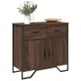 Ingenieurholz-Sideboard in Eichenbraun 79,5x35,5x74,5 cm von , Sideboards - Ref: Foro24-848548, Preis: 76,12 €, Rabatt: %