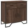 Ingenieurholz-Sideboard in Eichenbraun 79,5x35,5x74,5 cm von , Sideboards - Ref: Foro24-848548, Preis: 76,12 €, Rabatt: %