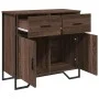 Ingenieurholz-Sideboard in Eichenbraun 79,5x35,5x74,5 cm von , Sideboards - Ref: Foro24-848548, Preis: 76,12 €, Rabatt: %