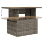 Set sofás jardín y cojines 2 pzas ratán sintético acacia gris by , Garden sets - Ref: Foro24-3277500, Price: 373,07 €, Discou...