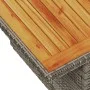 Set sofás jardín y cojines 2 pzas ratán sintético acacia gris by , Garden sets - Ref: Foro24-3277500, Price: 442,03 €, Discou...