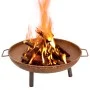 Steel brazier 67.5x58x22.5 cm by vidaXL, Chimneys - Ref: Foro24-313347, Price: 63,91 €, Discount: %