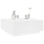 Mesa de centro madera de ingeniería blanca 100x100x40 cm by , Coffee table - Ref: Foro24-3284049, Price: 154,01 €, Discount: %