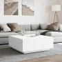 Mesa de centro madera de ingeniería blanca 100x100x40 cm by , Coffee table - Ref: Foro24-3284049, Price: 154,01 €, Discount: %