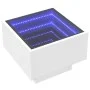 Nachttisch mit LED Infinity weiß 40x40x30 cm von , Nachttische - Ref: Foro24-3284063, Preis: 86,65 €, Rabatt: %