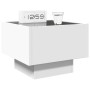 Nachttisch mit LED Infinity weiß 40x40x30 cm von , Nachttische - Ref: Foro24-3284063, Preis: 88,37 €, Rabatt: %