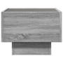 Mesa de centro con Infinity LED gris Sonoma 40x40x30 cm by , Nightstands - Ref: Foro24-3284068, Price: 71,38 €, Discount: %