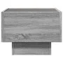 Mesa de centro con Infinity LED gris Sonoma 40x40x30 cm by , Nightstands - Ref: Foro24-3284068, Price: 70,33 €, Discount: %
