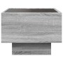 Mesa de centro con Infinity LED gris Sonoma 40x40x30 cm by , Nightstands - Ref: Foro24-3284068, Price: 71,38 €, Discount: %