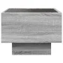Mesa de centro con Infinity LED gris Sonoma 40x40x30 cm by , Nightstands - Ref: Foro24-3284068, Price: 70,33 €, Discount: %
