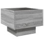 Mesa de centro con Infinity LED gris Sonoma 40x40x30 cm by , Nightstands - Ref: Foro24-3284068, Price: 71,38 €, Discount: %