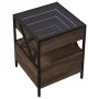 Nachttisch mit Infinity LED in Eichenbraun 40x40x51 cm von , Nachttische - Ref: Foro24-3284105, Preis: 88,55 €, Rabatt: %