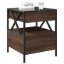 Mesita de noche con Infinity LED marrón roble 40x40x51 cm de , Mesitas de noche - Ref: Foro24-3284105, Precio: 88,55 €, Descu...