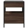 Nachttisch mit Infinity LED in Eichenbraun 40x40x51 cm von , Nachttische - Ref: Foro24-3284105, Preis: 88,55 €, Rabatt: %