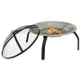 Brazier and barbecue 2 in 1 stainless steel poker 56x56x49 cm by vidaXL, Chimneys - Ref: Foro24-313353, Price: 61,03 €, Disco...