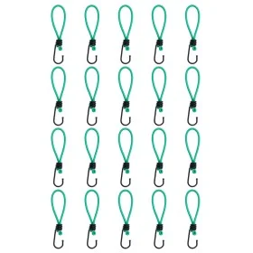 Cuerdas elásticas con ganchos 20 unidades 15 cm by , Cargo nets for motor vehicles - Ref: Foro24-4012229, Price: 14,86 €, Dis...