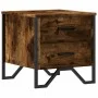Mesita de noche madera de ingeniería roble ahumado 40x41x40 cm de , Mesitas de noche - Ref: Foro24-848508, Precio: 42,91 €, D...