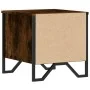 Mesita de noche madera de ingeniería roble ahumado 40x41x40 cm de , Mesitas de noche - Ref: Foro24-848508, Precio: 42,91 €, D...