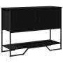 Schwarzer Konsolentisch aus Ingenieurholz 100x35x74,5 cm von , Seitentische - Ref: Foro24-848534, Preis: 74,60 €, Rabatt: %