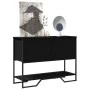 Schwarzer Konsolentisch aus Ingenieurholz 100x35x74,5 cm von , Seitentische - Ref: Foro24-848534, Preis: 74,60 €, Rabatt: %