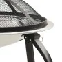 Brazier and barbecue 2 in 1 stainless steel poker 56x56x49 cm by vidaXL, Chimneys - Ref: Foro24-313353, Price: 61,03 €, Disco...