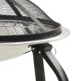 Feuerschale und Grill 2 in 1 Schürhaken aus Edelstahl, 56 x 56 x 49 cm von vidaXL, Kamine - Ref: Foro24-313353, Preis: 64,19 ...