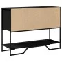 Schwarzer Konsolentisch aus Ingenieurholz 100x35x74,5 cm von , Seitentische - Ref: Foro24-848534, Preis: 74,60 €, Rabatt: %