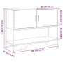 Mesa consola madera de ingeniería negra 100x35x74,5 cm by , Side tables - Ref: Foro24-848534, Price: 75,60 €, Discount: %