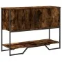 Mesa consola madera de ingeniería roble ahumado 100x35x74,5 cm by , Side tables - Ref: Foro24-848536, Price: 65,67 €, Discoun...
