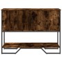 Konsole aus geräucherter Eichen-Ingenieurholz 100x35x74,5 cm von , Seitentische - Ref: Foro24-848536, Preis: 66,45 €, Rabatt: %